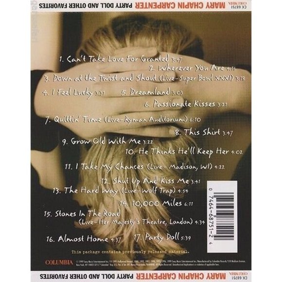 Mary Chapin Carpenter 8 CD Lot Hits Stones Heart Come On Shooting Sex Passionate - Picture 10 of 12